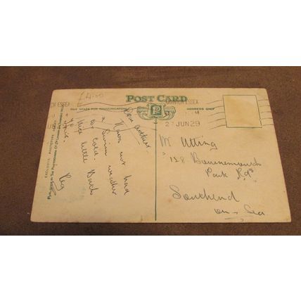 1929 fr Postcard - The Bathing Pool, Dovercourt Bay -Nr Harwich, Essex