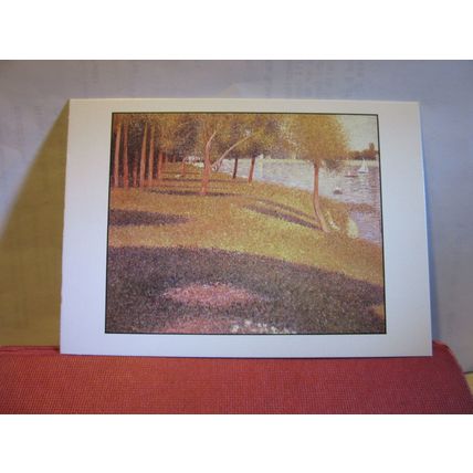 LA GRANDE JATTE by George Seurat unused postcard #