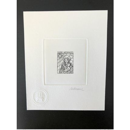 Monaco 2006 YT 2558 Epreuve d'artiste Noël Christmas Natal Navidad Mörck noir
