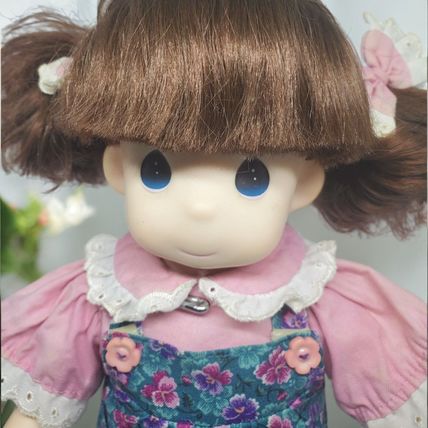 Precious Moments Garden of Friends Doll - Pansy - July - # 1431-2nd Edition
