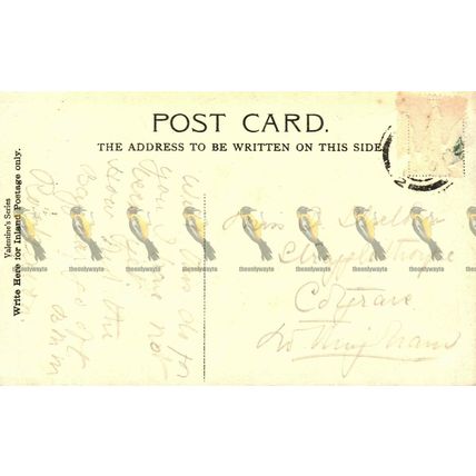 Goyt Bridge near Buxton, Derbyshire, Valentines Series Postcard, 1900/10s