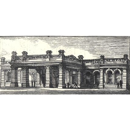 SCENES ON THE BEDFORD AND NORTHAMPTON RAILWAY 1872 VICTORIAN ENGRAVING