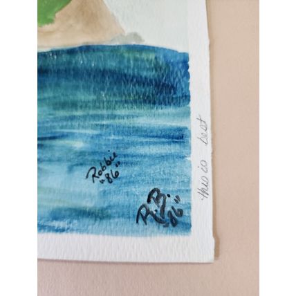 2 Original Artworks 1 Watercolor? 1 Pencil? by Robbi Bennett Signed 1986