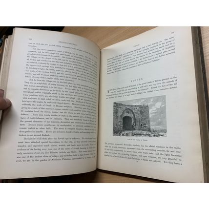 1889 J L PORTER "THROUGH SAMARIA TO GALILEE & THE JORDAN" ILLUSTRATED BOOK (P8)