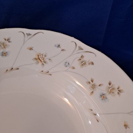 Vintage Lot 2 PREMIERE ME 212 BRIARWOOD Soup BOWLS China Salad 9" Scalloped