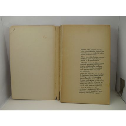 2 John Lymington PBs A Sword Above the Night & The Coming of the Terrans | Poor