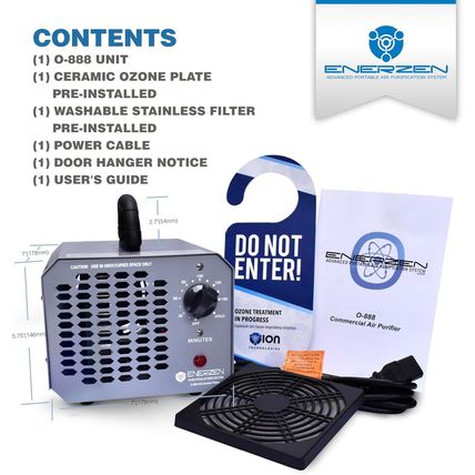 Enerzen O-888 Industrial Ozone Generator 70,000 Mg/H - O3 Machine Air Ionizer Od
