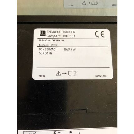 NEW ENDRESS+HAUSER COMPART DXF351 SINGLE CHANNEL FLOW COMPUTER,E+H DXF 351,AC