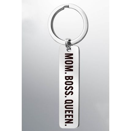MOM BOSS QUEEN Keyring