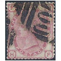 1873 SG144 3d Rose Plate 11 Filler "HF"