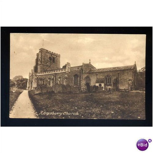 Wiltshire RAMSBURY Church Postcard by Frith (57206)