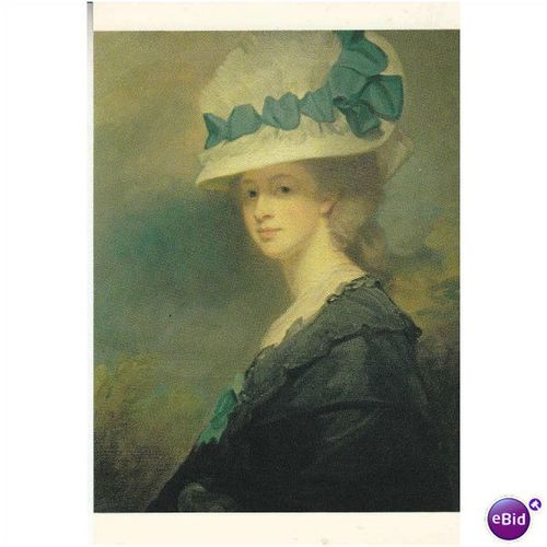 Colour Postcard - Mrs Musters by Romney