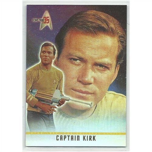 STAR TREK ' 35th ANNIVERSARY ' 72 CARD SET ( 2001)