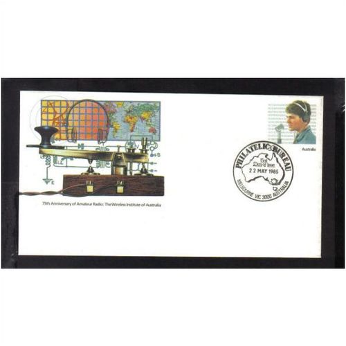 1985 AUSTRALIA FDC AMATEUR RADIO "MELBOURNE"