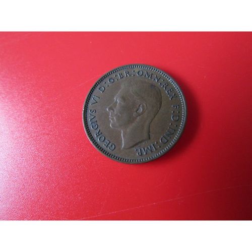 1937 GEORGE VI FARTHING FREE POST. AW