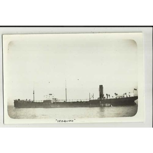 Anglo-American Oil Co. SS IROQUOIS Postcard