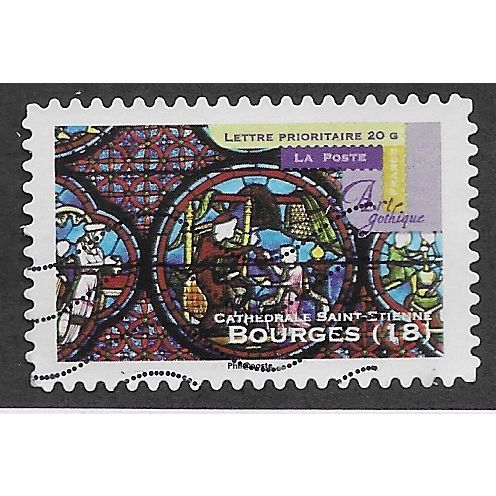 FRA 2011 (58c) 'GOTHIC ART - BOURGES 18' FINE USED (EBID56-554)