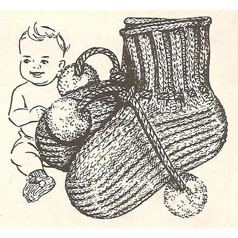 Knit Baby Pattern Perky Baby Booties