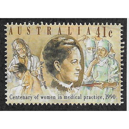 AUS 1990 41c '100TH ANN OF WOMEN IN MEDICAL PRACTICE' FINE USED (EBID67-883)