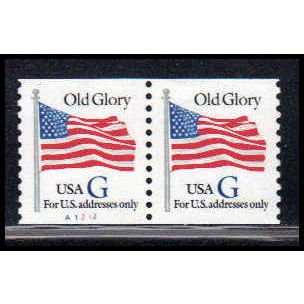 2890 32c G Old Glory Very Fine MNH CNP Left A1212 PA1519