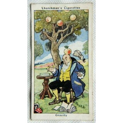 1937 Churchman Howlers No. 21 Gravity
