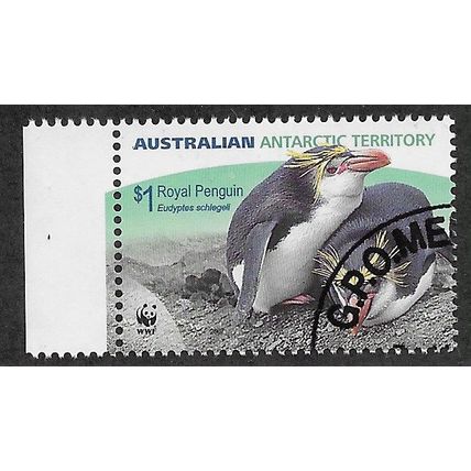 AAT 2009 $1.00 'BIRDS -ROYAL PENGUINS'(C.T.O) FINE USED (EBID76-537)