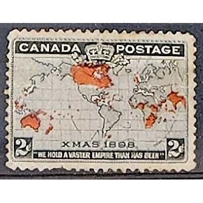 Canada 1898 SG166 2c Lavender Xmas Mounted Mint (album page remainders) ..