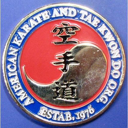 Karate & Tae Kwon Do. Challenge Coin. Souvenir. 1.75". 19b.
