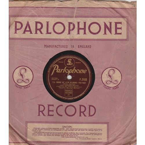 I'll Dance at Your Wedding / Ka-Ud Meelah Falta Jack Simpson Sextet 1946