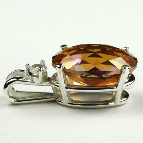 Twilight Fire Topaz, 925 Sterling Silver Pendant, SP018