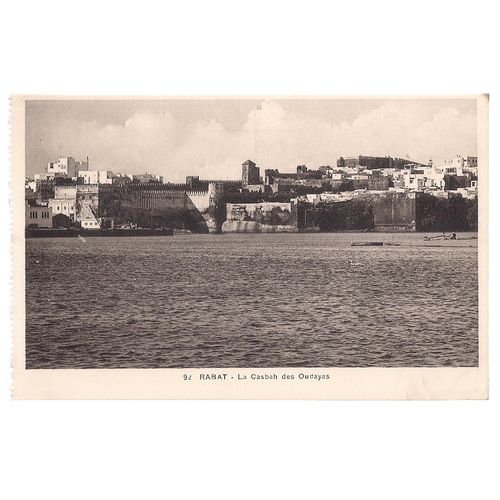 LA CASBAH DES OUDAYAS , RABAT, MOROCCO unused vintage postcard,