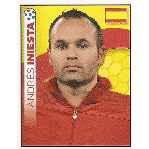 Topps ENGLAND 2012 Stickers: No.261 - Spain's Midfielder: Iniesta