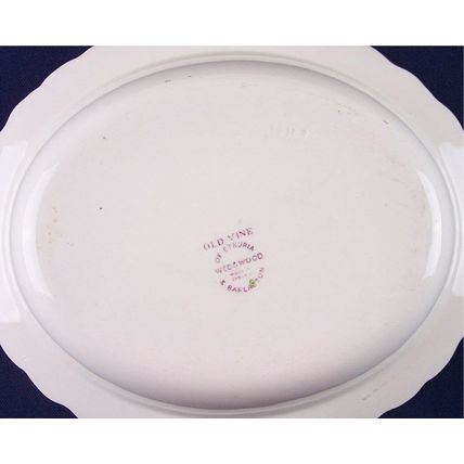 Wedgwood Old Vine Purple 10" Vegetable Bowl, Excellent Condition!