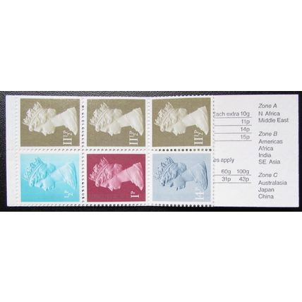 STAMP BOOKLET - 50p MUGDOCK CASTLE (JANUARY 1981)