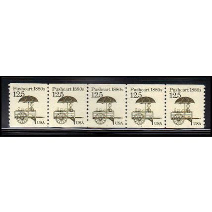 2133 12.5c Pushcart Very Fine MNH Dry Gum PNC 1/5 X2218
