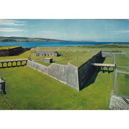 Fort George The Ravelin Inverness-shire Postcard 1970 used VGC