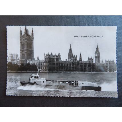 The Thames Hoverbus, London Postcard