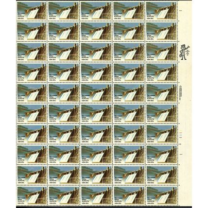 Tennessee Valley Authority Sheet of Fifty 20 Cent Postage Stamps Scott 2042
