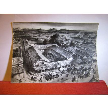 CAERWENT ROMAN CITY, GWENT..unused vintage postcard. RP D. of E. (a) #