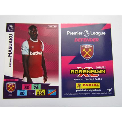 Panini Adrenalyn XL Premier League 2020/21 Numbers 172-369 Cards Choice (ef10)