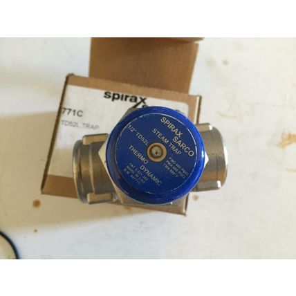 NEW 1/2" npt Spirax-Sarco TD52L Thermodynamic steam Trap COOL BLUE 54771C,EU,HG
