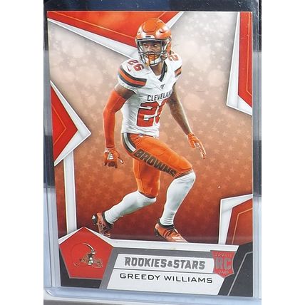 2019 Panini Rookies & Stars GREEDY WILLIAMS (Browns) Rookie Card #162