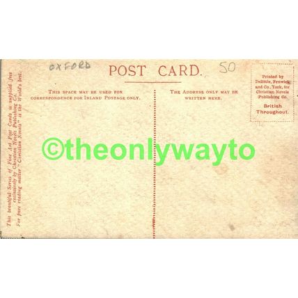 Shiplake Church, Oxon, Christian Novels Postcard 1900s