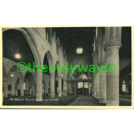 St Marys Church, Henley on Thames, Oxon, TVAP Postcard