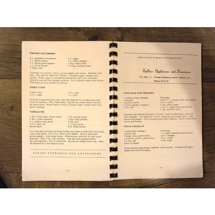 Cooking With Homer Jaycees - Homer, Louisiana - Vintage! 39 pgs. - NICE Cond!