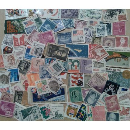 100 USA America Unused Mint Stamps Over 70 Years Old! Low Price