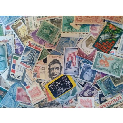 100 USA America Unused Mint Stamps Over 70 Years Old! Low Price