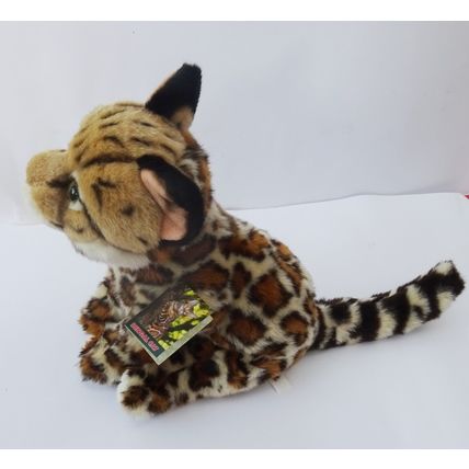 BENGAL CAT 12" hand made plush toy cat can be personalised & gift wrapped