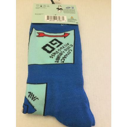 NEW Monopoly Unisex Crew Socks Size 6-12