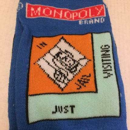 NEW Monopoly Unisex Crew Socks Size 6-12